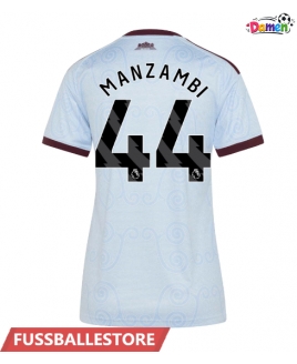 Günstige Aston Villa Johan Manzambi #44 3rd trikot Damen 2026-27 Kurzarm